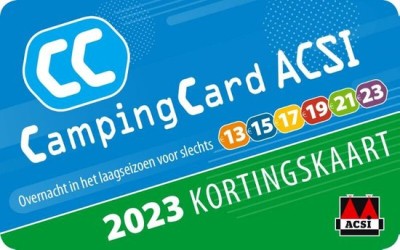 Cheap Camping with ACSI-card!